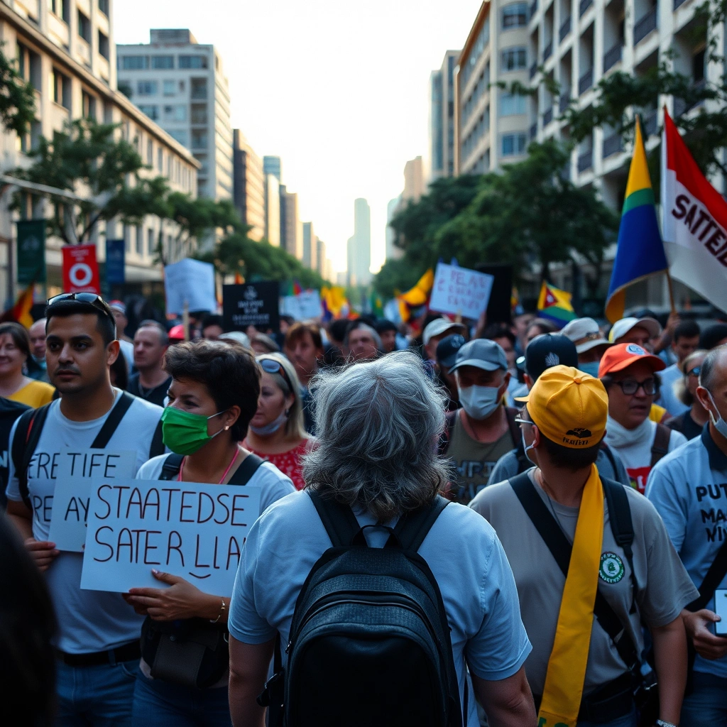 Atores Brasileiros Lideram Protesto por Direitos Trabalhistas em São Paulo