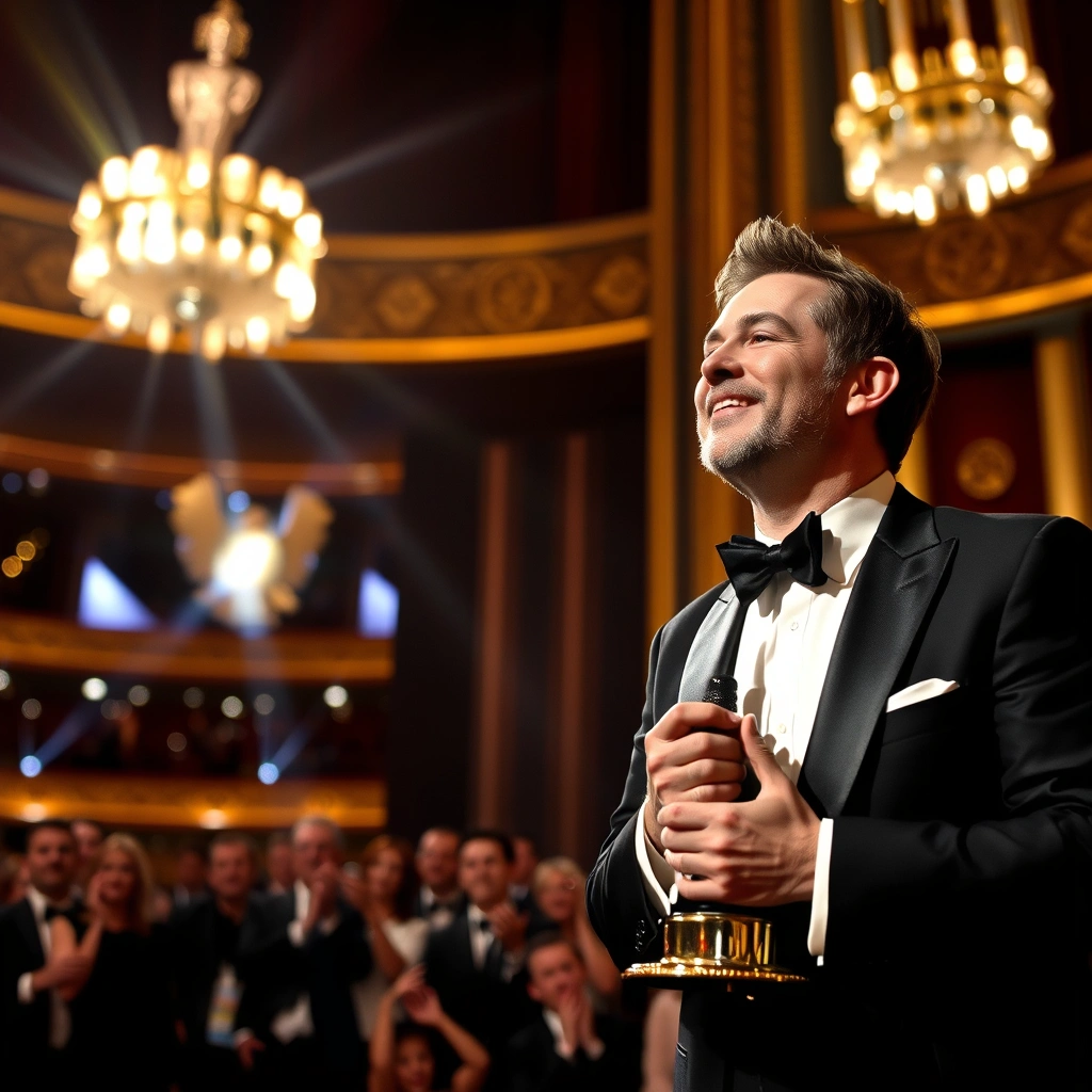 Surpresa no Oscar: Ator Anônimo Rouba a Cena e Leva Estátua de Ouro