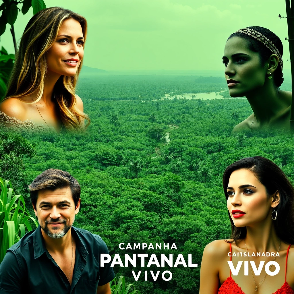 Famosos se unem em campanha inédita para preservação do Pantanal